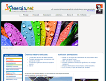 Tablet Screenshot of enerxia.net