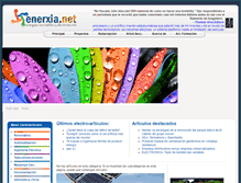 Tablet Screenshot of lnx.enerxia.net